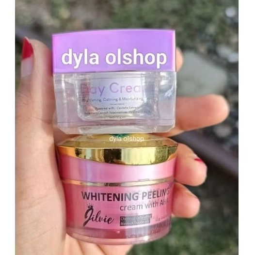 Cream kelupas jilvie bpom siang malam ( day cream+ kelupas bpom )