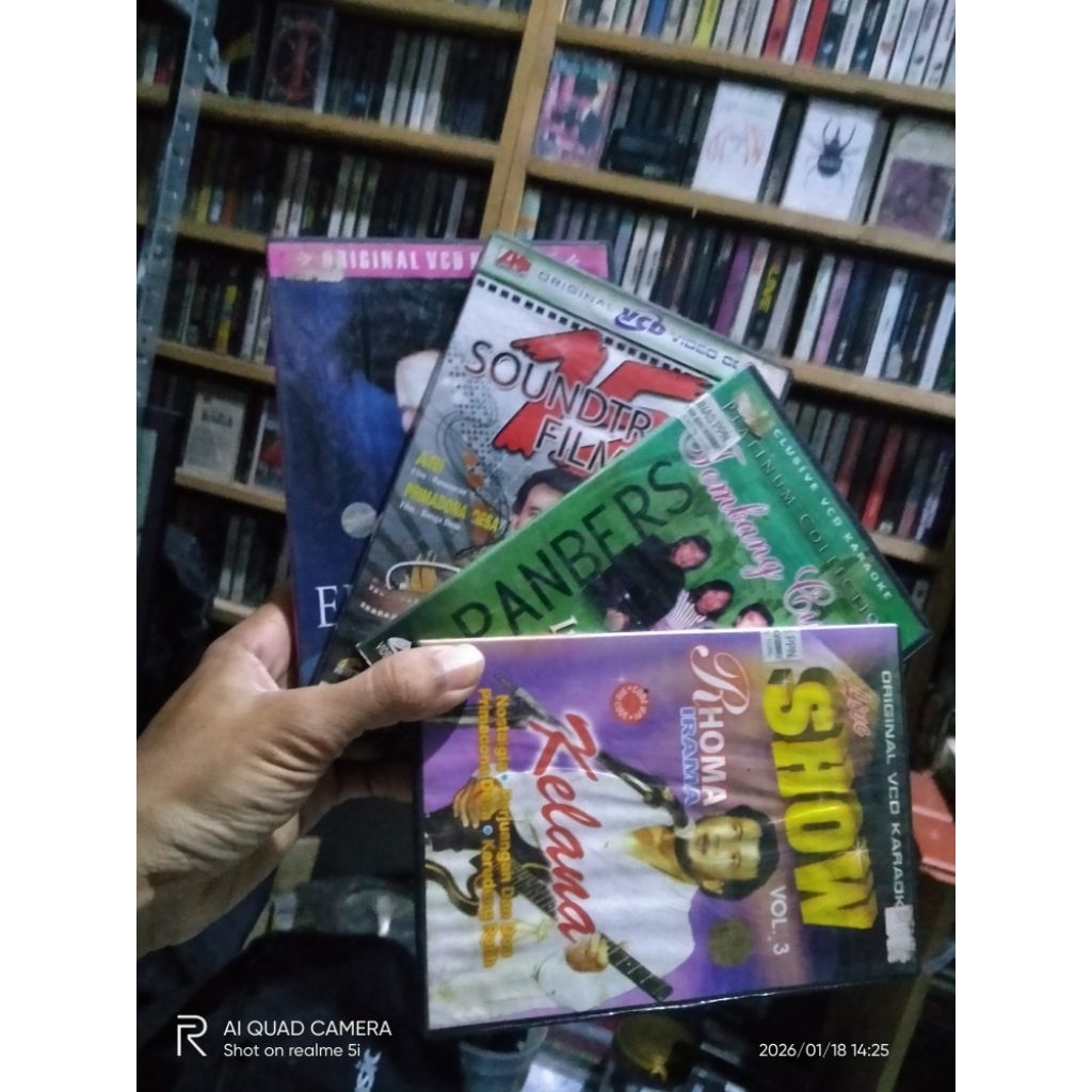 KASET VCD ORIGINAL RHOMA IRAMA PANBERS ERNIE DJOHAN
