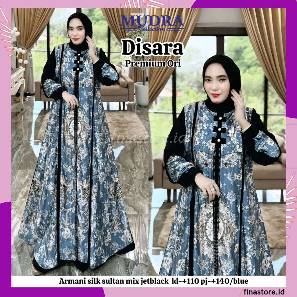 Gamis Mudra Collection / Gamis Terbaru / Gamis Wanita / Gamis Premium / Gamis Pesta / One Set / Sete