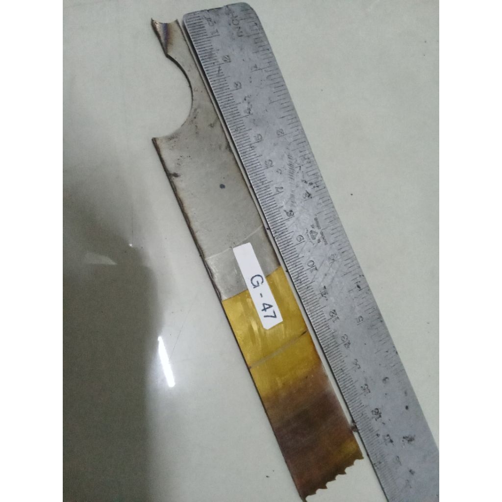 Baja HSS DM05 Gold Original Keras Bahan Pisau Dapur Iris Seset Kelet Fillet Serut Raut Stek Okulasi 