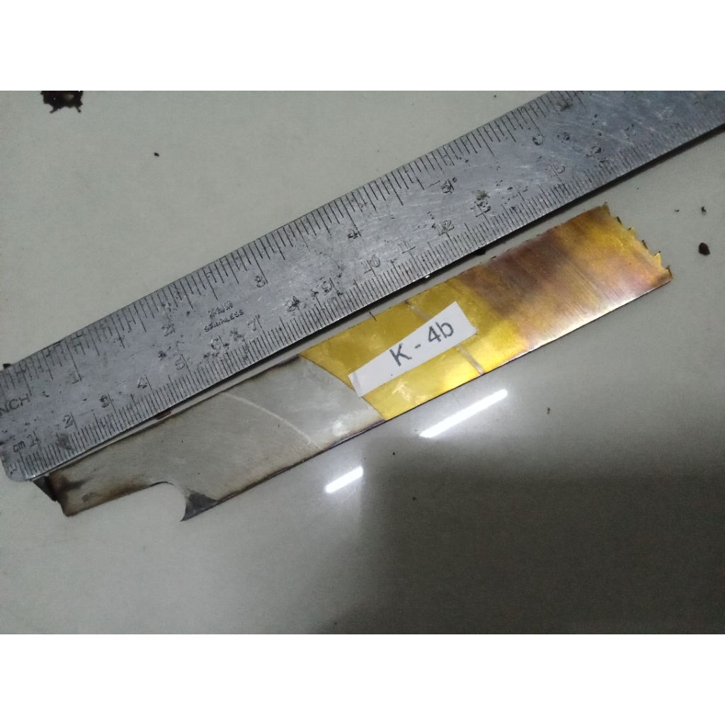 Baja HSS DM05 Gold Original Bahan Pisau Stek Okulasi Grafting Cangkok Mutik Tiuk Temutik Serut Raut 