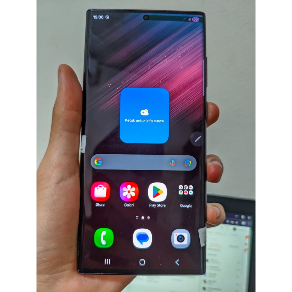 SEIN | Samsung Galaxy S22 Ultra 12/256GB Minus Ringan gambar no.1-2 Second Resmi Indo