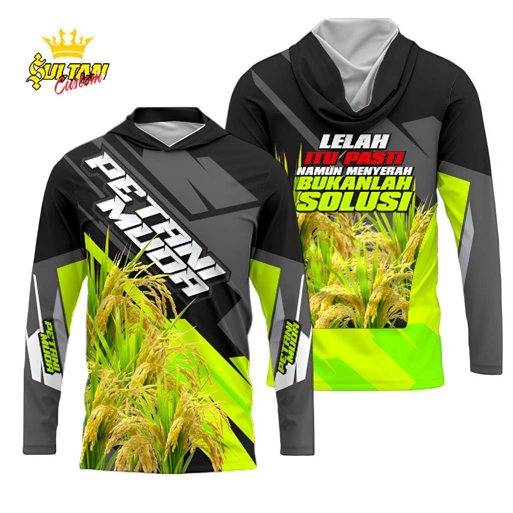 Kaos Jersey Petani Muda Lengan Panjang Baju Komunitas Petani Indonesia