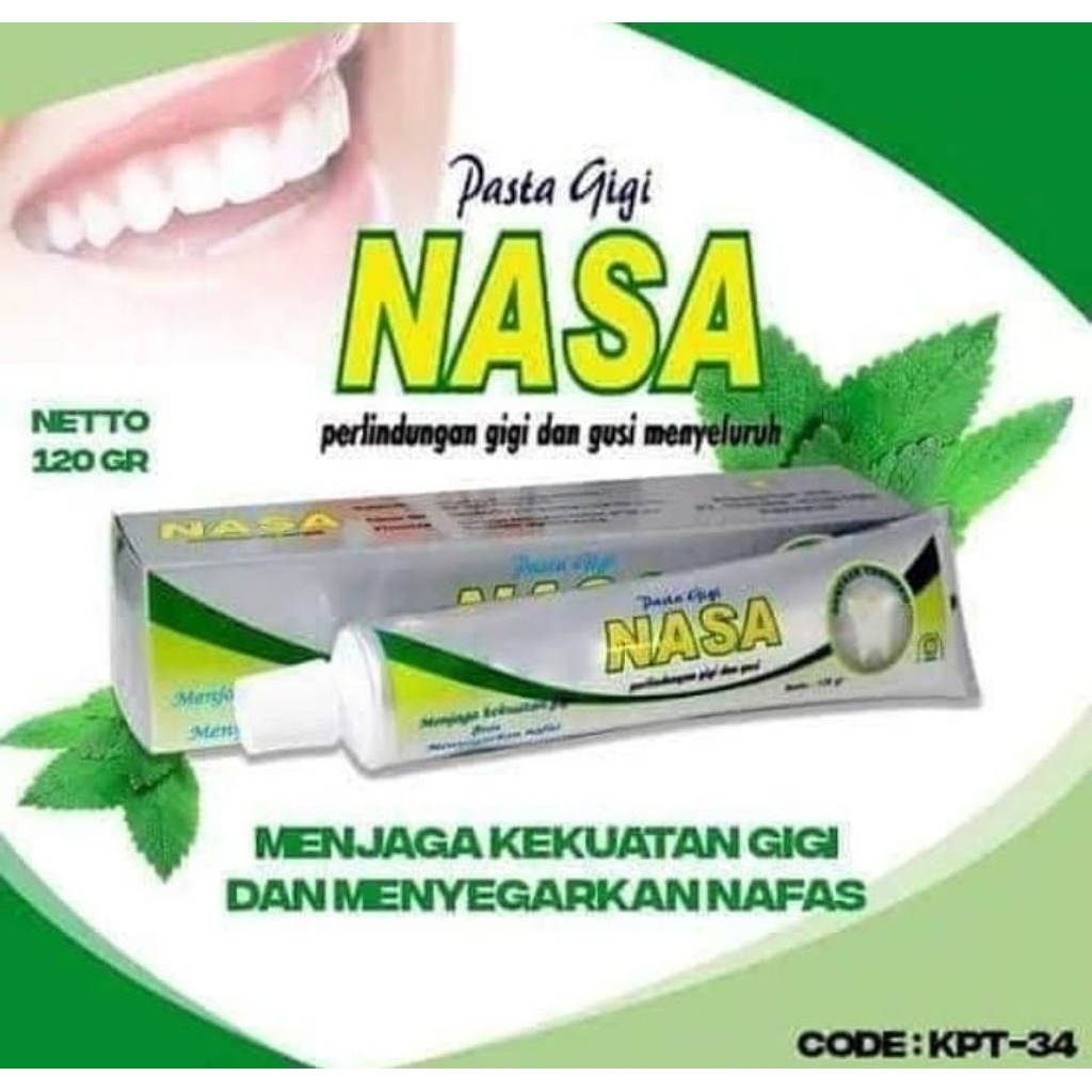 Pasta Gigi Nasa Original 100% Asli PGN Pemutih Gigi dan Menghilangkan Karang Gigi