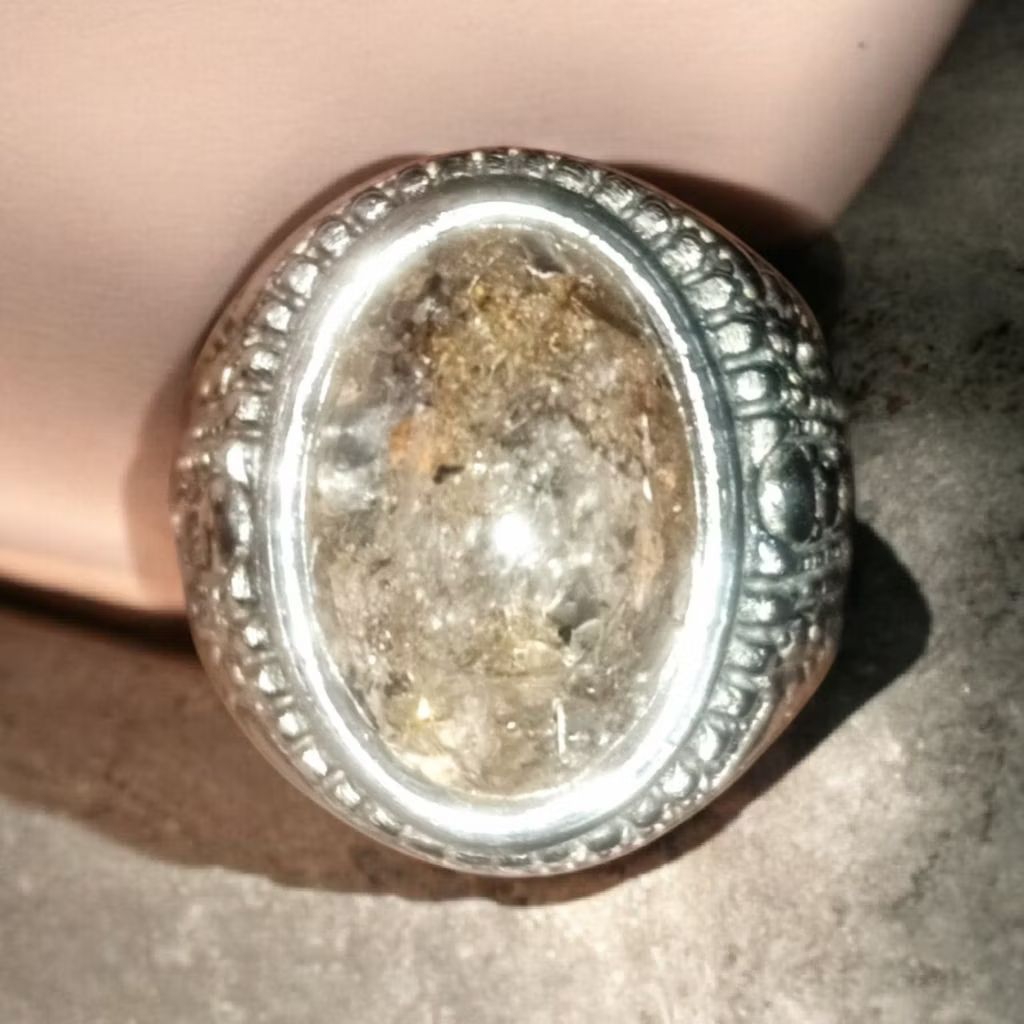 Batu  Akik Serat Cendana Emas