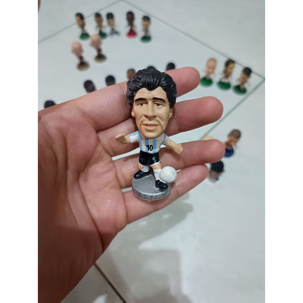 Figure Sepakbola Corinthian Microstars Maradona Zidane Henry