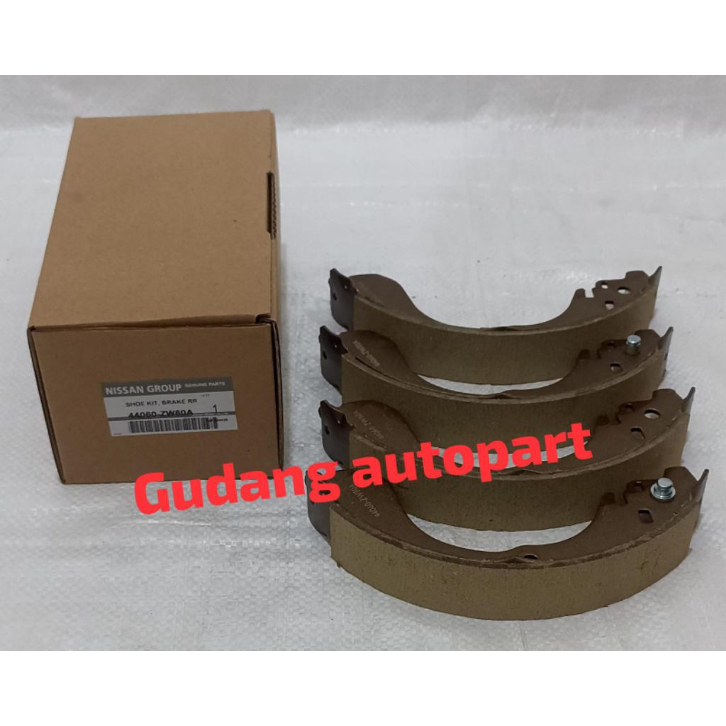 BRAKE SHOE REAR - KAMPAS REM BELAKANG NSN GRAND LIVINA OLD 2007-2012 / JUKE / SENTRA 2007-2014 / CUB