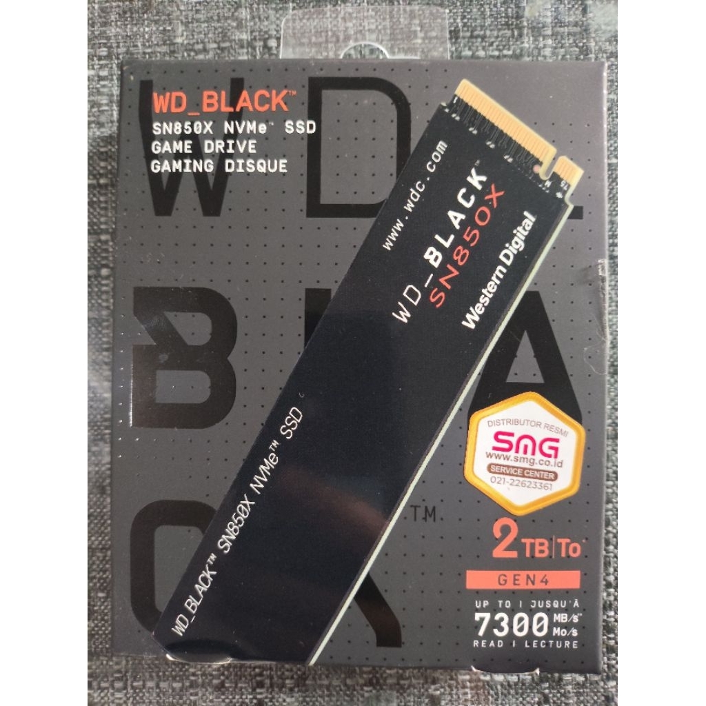 SSD NVME WD BLACK SN850X 2TB