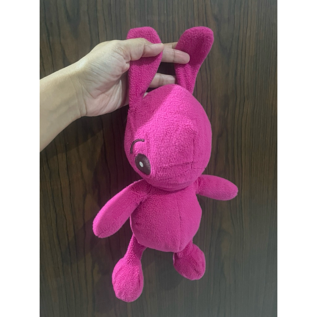Boneka bunny pink preloved boneka bayi