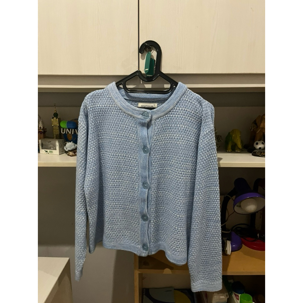 shopinkae blue cardigan
