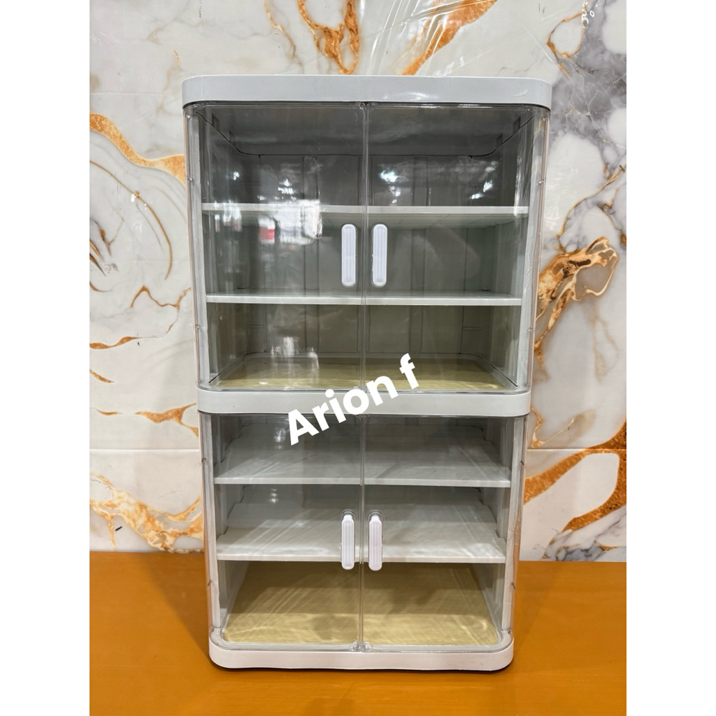 rak makanan / Nandos Food/ Caninet susun /rak kue/ rak makanan naiba Tertutup/ lemari rak cabinet se
