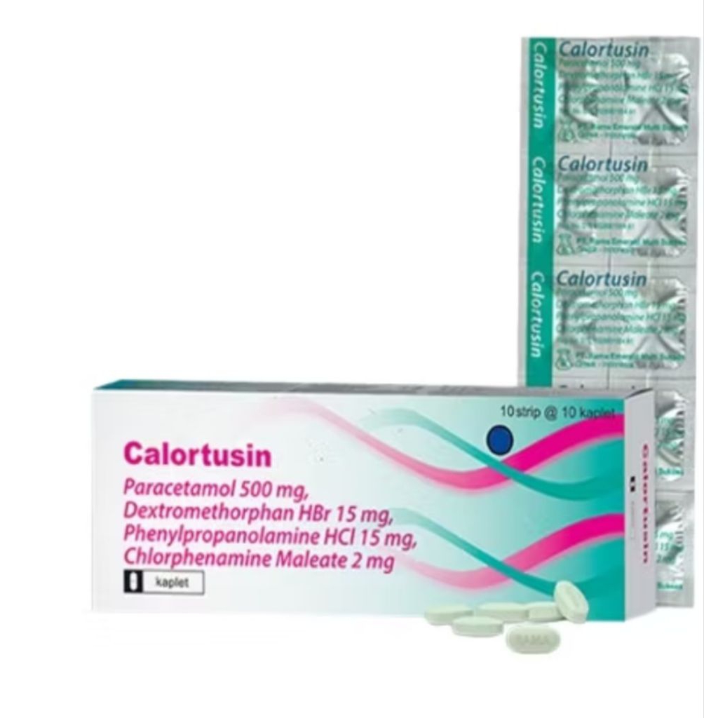 Calortusin Box isi 100 Kaplet