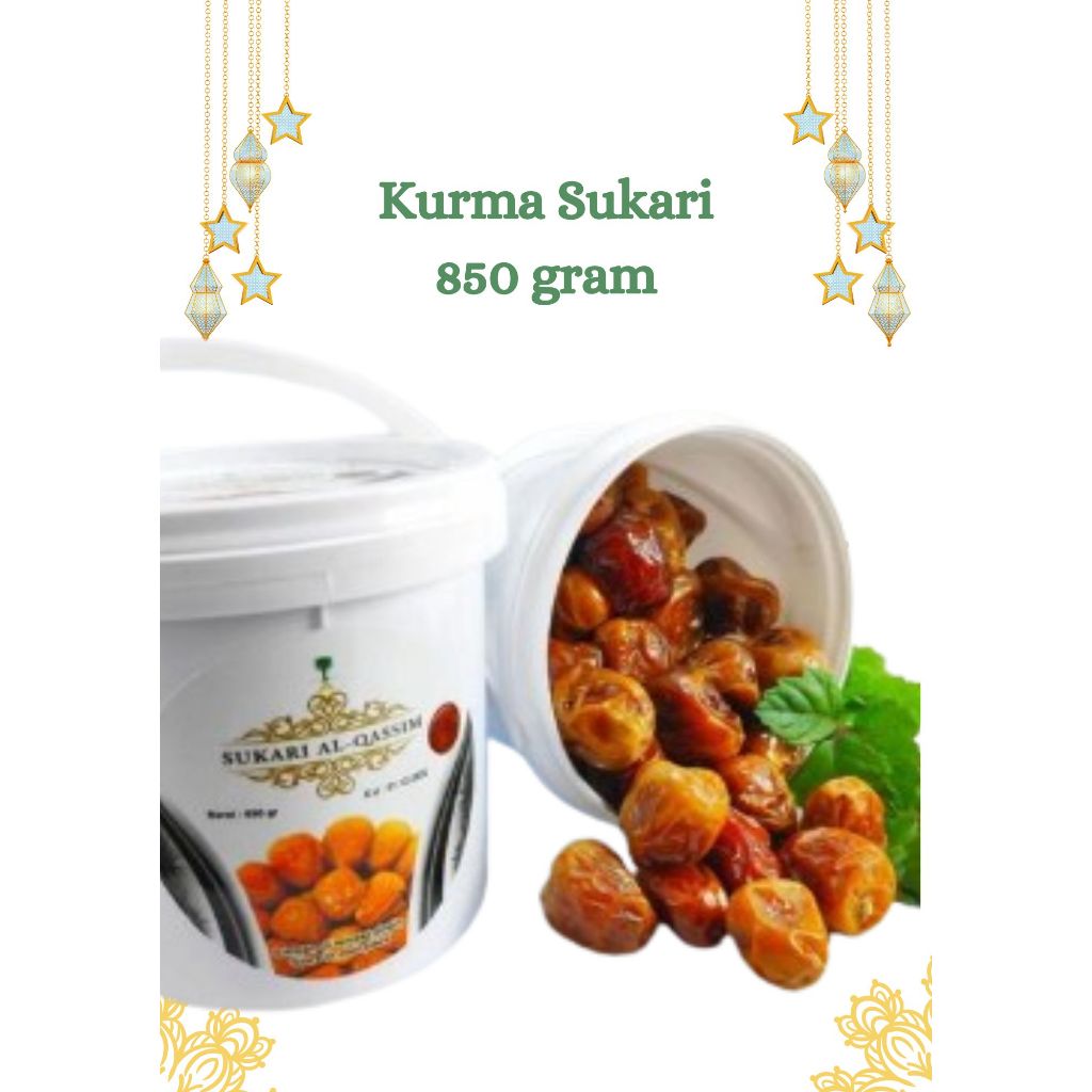 Kurma sukari 850 gr ember / kurma sukari kemasan 850 gr