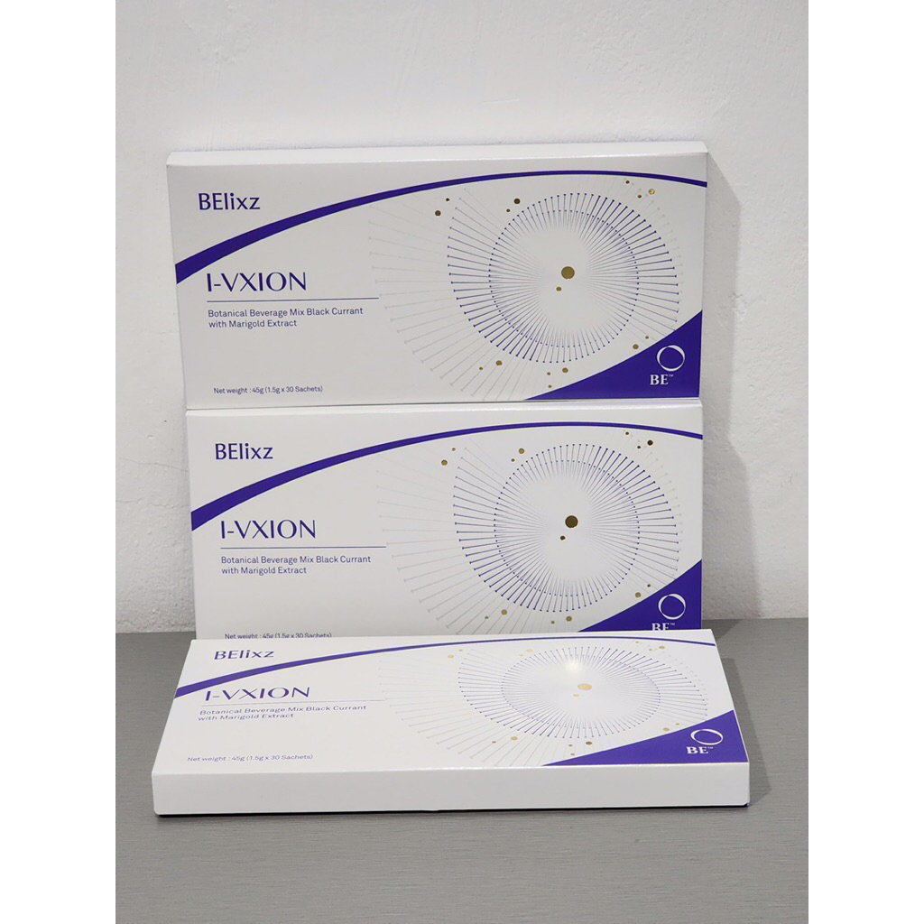 #ivxion ivxion vitamin kesehatan mata dari Jepang 30 sachet Belixz exp 2027