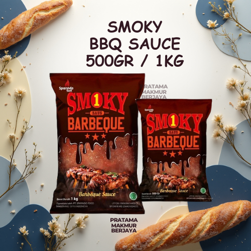 SMOKY1 Saus Barbeque 500GR / 1KG ( Saus Barbeque Original )