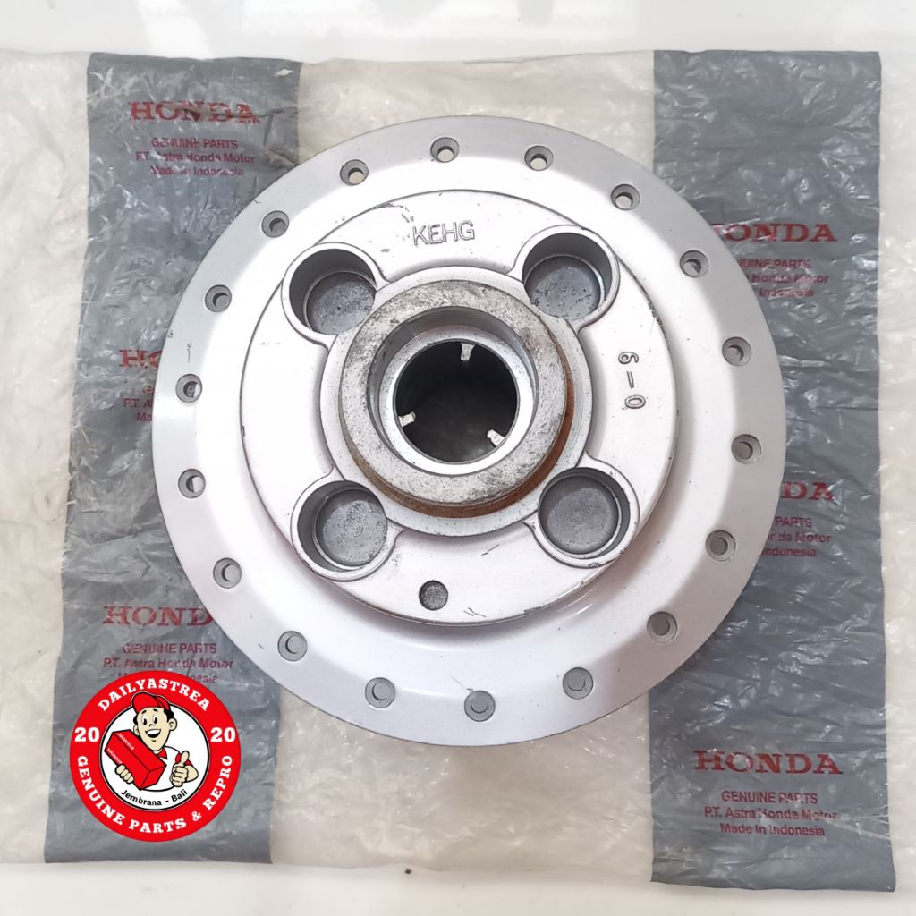 42601-KEH-930FMH HUB RR WHEEL TROMOL BELAKANG SILVER HONDA MEGAPRO MEGA PRO HIU PRIMUS ORIGINAL ASLI