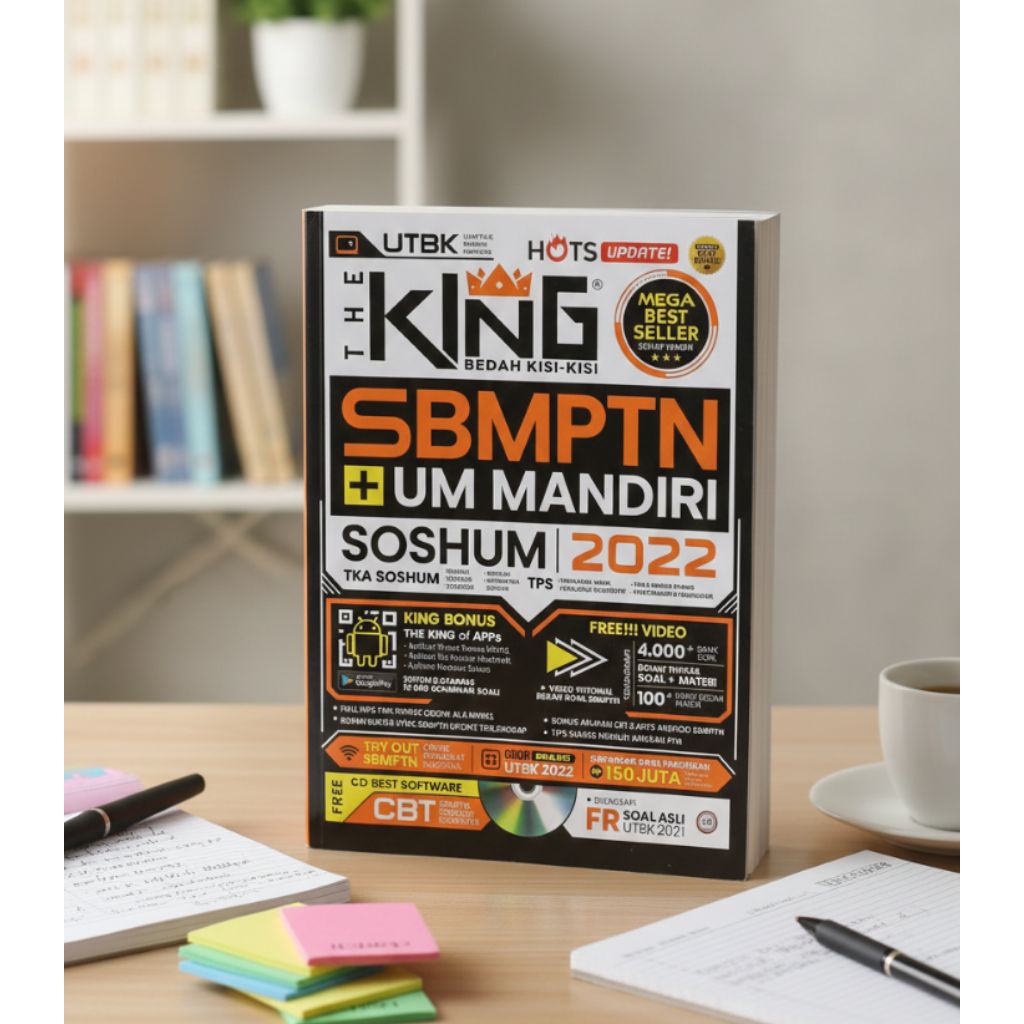 The King : Buku UTBK SBMPTN SOSHUM 2022 UM Mandiri bedah kisi-kisi