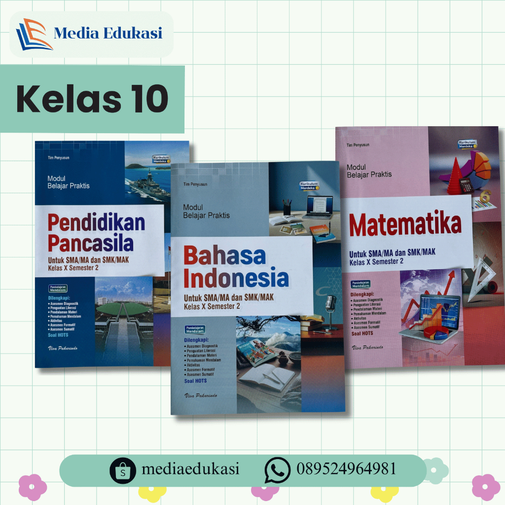 LKS SMA Kelas 10 Kurikulum Merdeka Semester 2 2025/2026 | Viva Pakarindo Asli