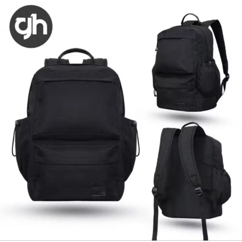 GH - Bag Original Tas Ransel Tas Kuliah Kerja Sekolah Travelling Tas Laptop  15"inch Pria Tas Kerja 