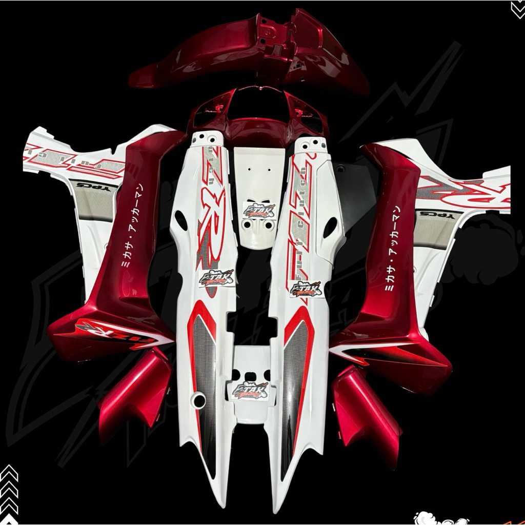 STRIPING FIZR FIZR 2002 custom merah putih