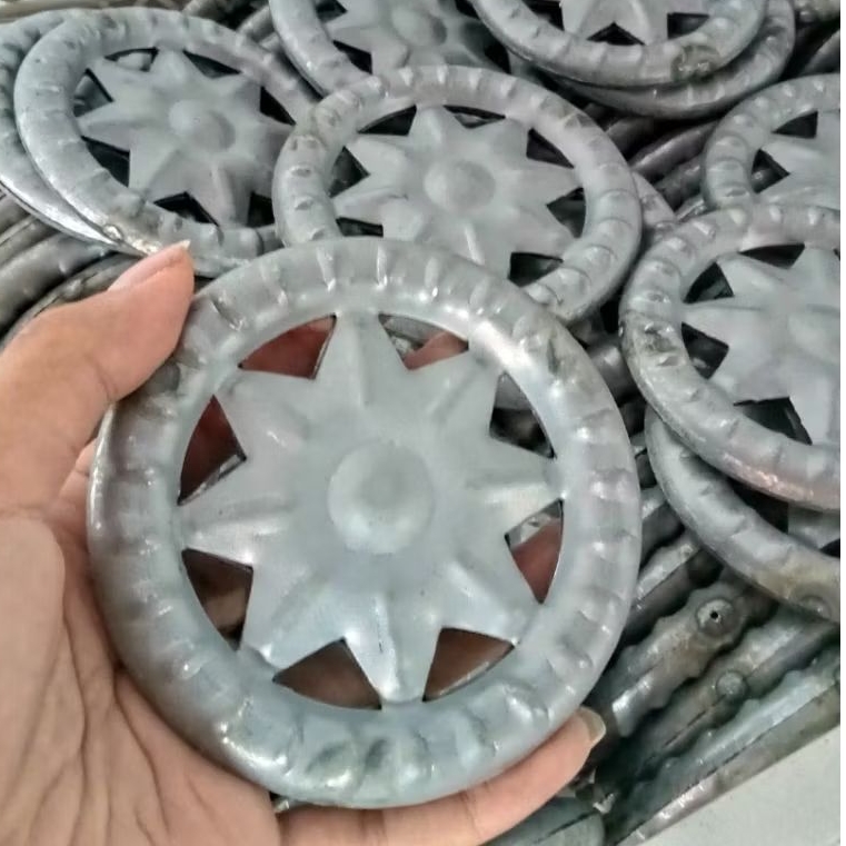 Hiasan Ring Bintang 8 Ornamen Pagar Besi Tempa