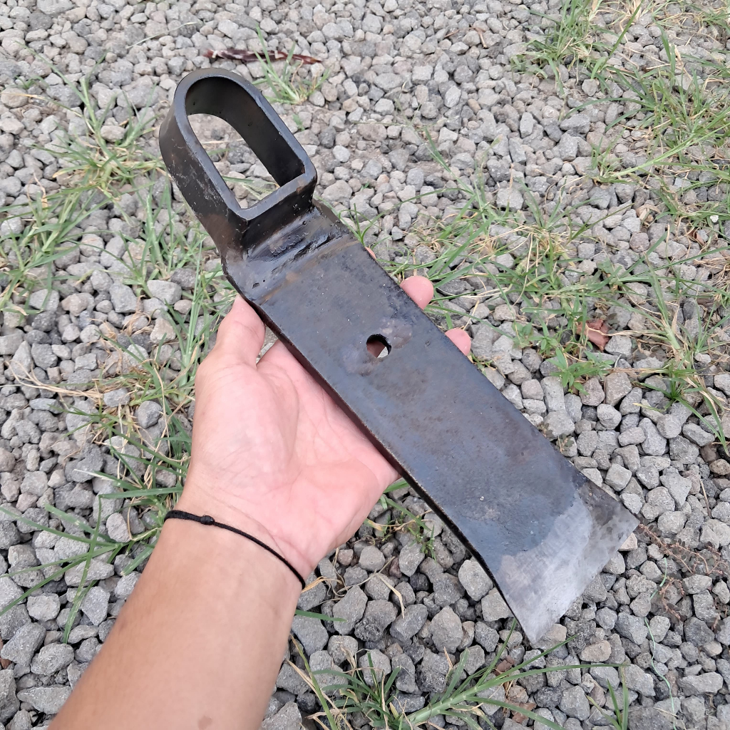 ganco tanah asli per baja ganclong ganco pacul tanah cangkul ayuh baja ganco tanah/batu tebal 10mm