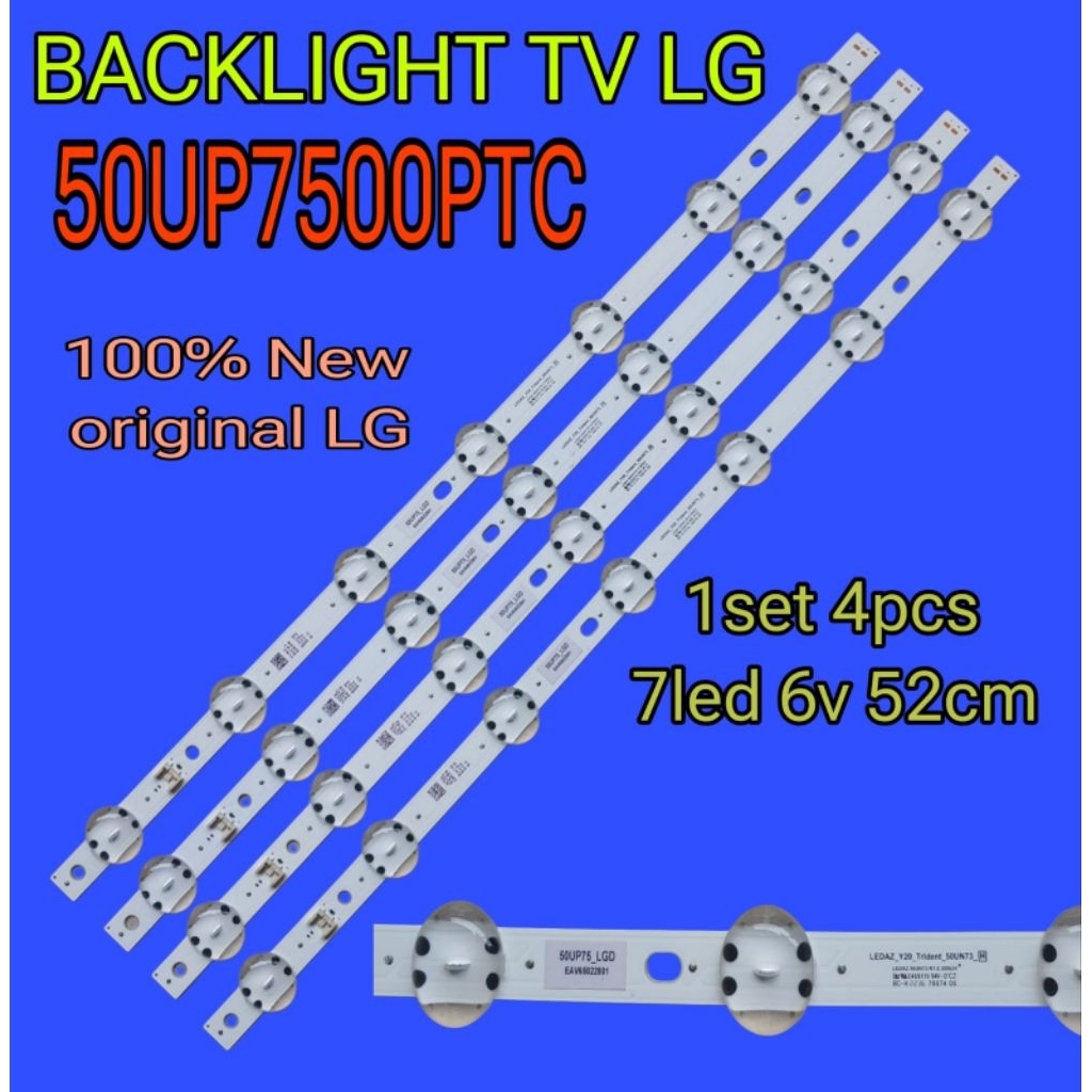 LAMPU LED BACKLIGHT BL TV LG 50UP 50UP7500PTC 50UP7500