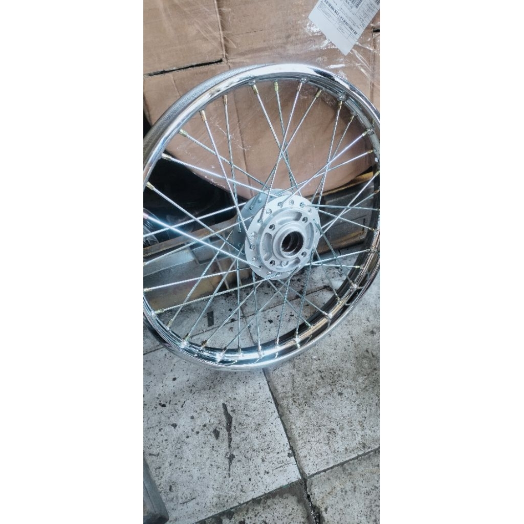 pelek jari-jari dpan Supra fit new ring 17 ORI copotan seken