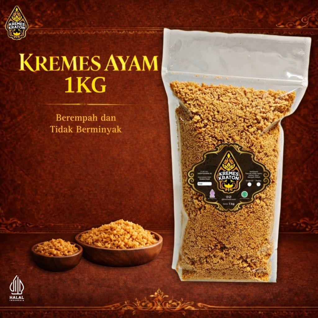 Kremes Kraton - 1KG Kremes Ayam Original