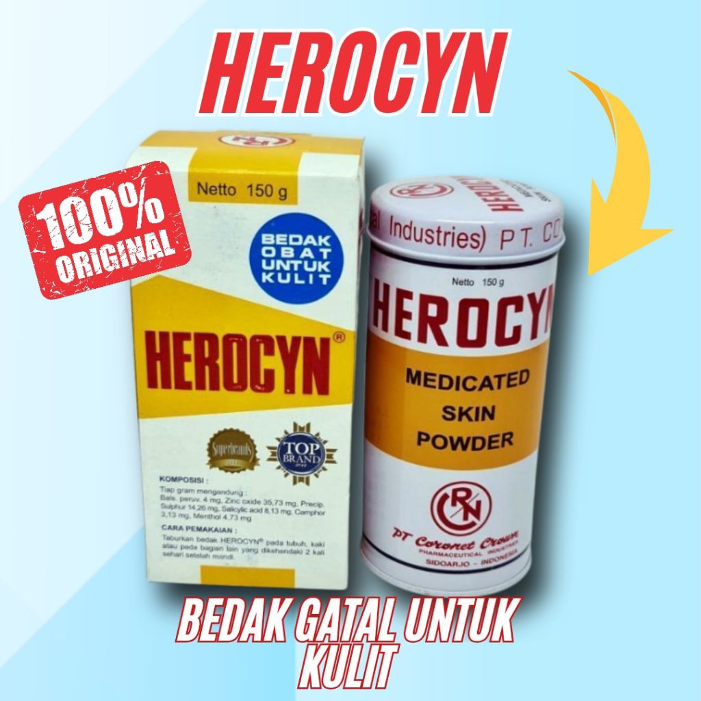 HEROCYN BEDAK TABUR GATAL AMPUH ORIGINAL 100%