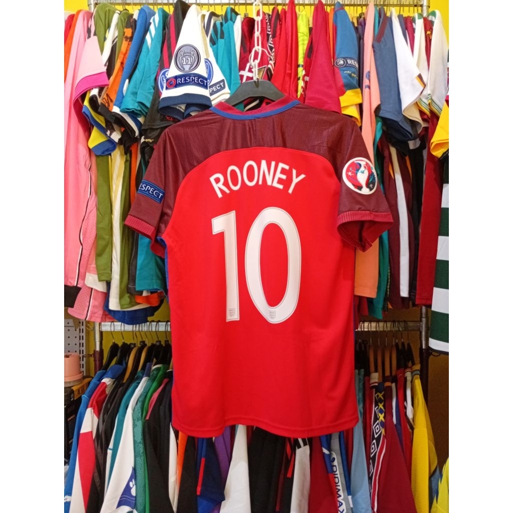 JERSEY BOLA RETRO GO ENG ROONEY 10