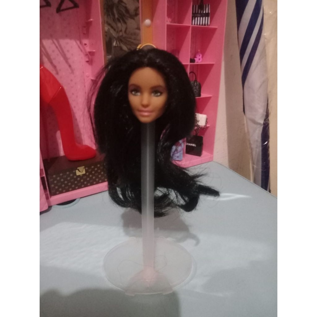 Kepala Barbie PTMI Rambut Reroot (Harga Termasuk Adm)
