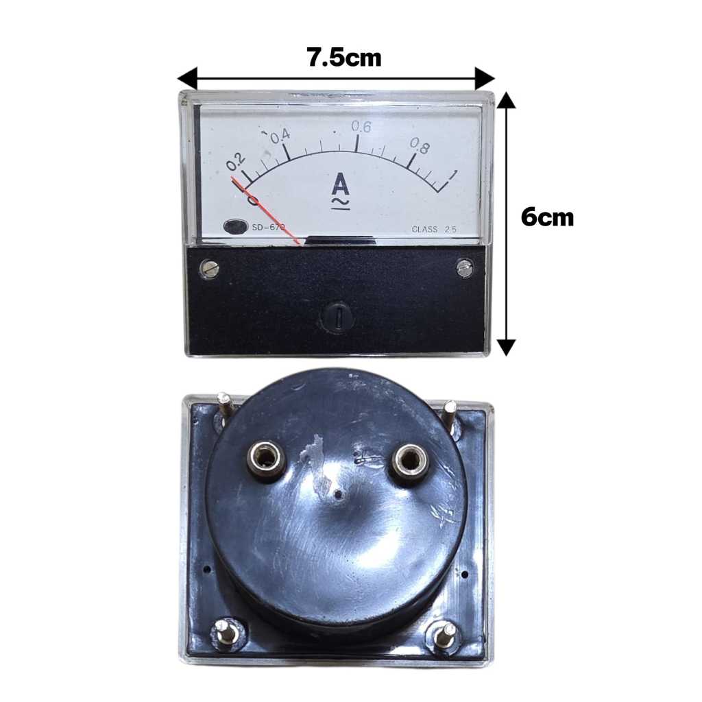 Ampere Meter Analog Amperemeter ANALOG DC 1A/1000 mA