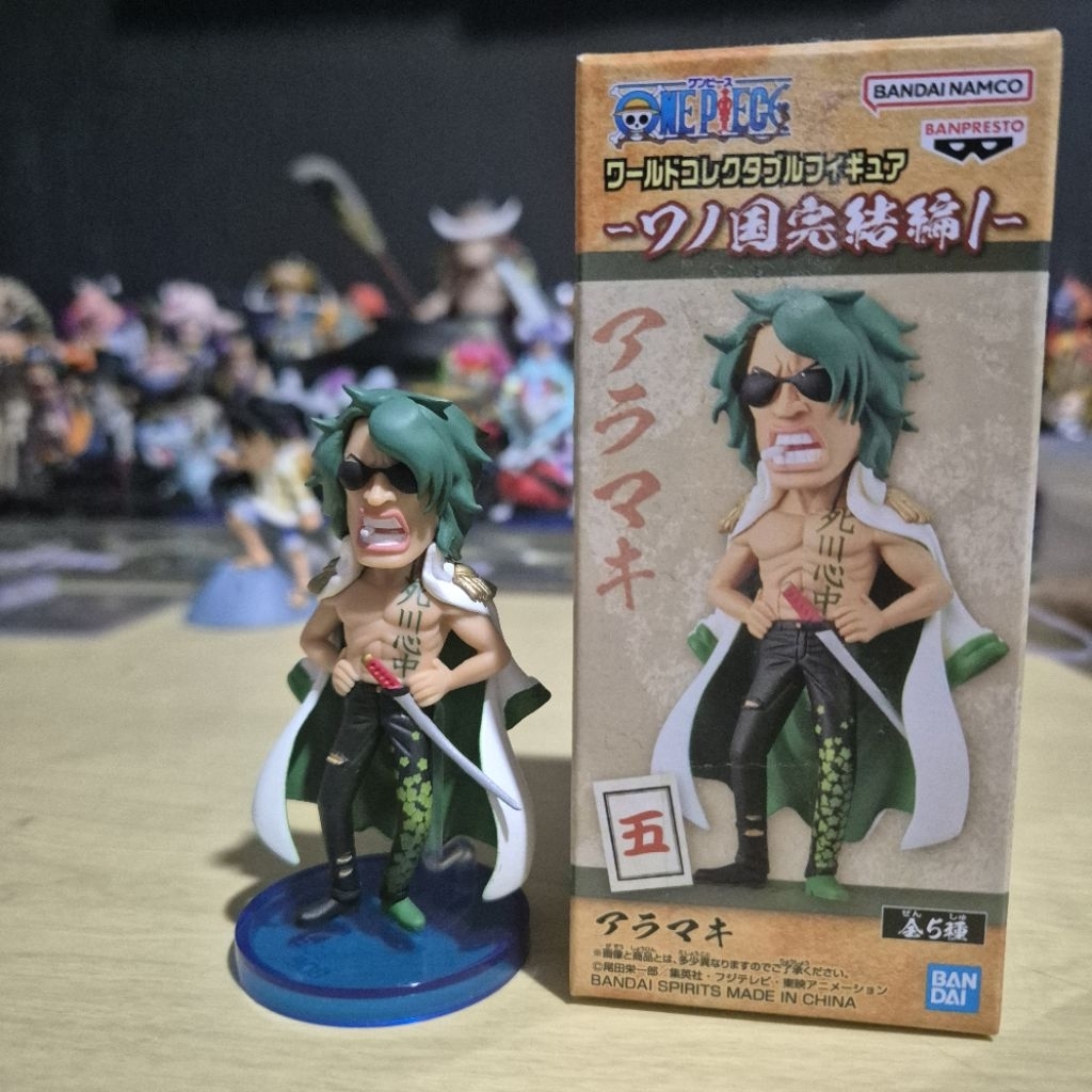 WCF admiral aramaki - onigashima final set - one piece figure