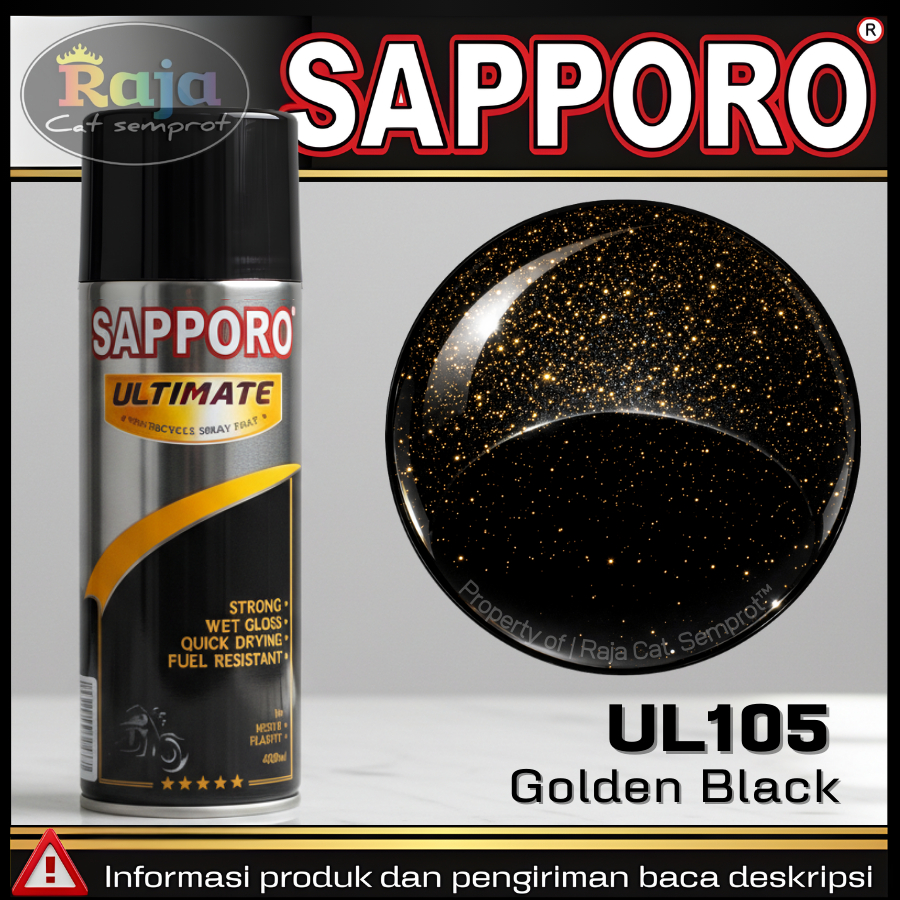 Sapporo Ultimate : Golden Black - UL105**