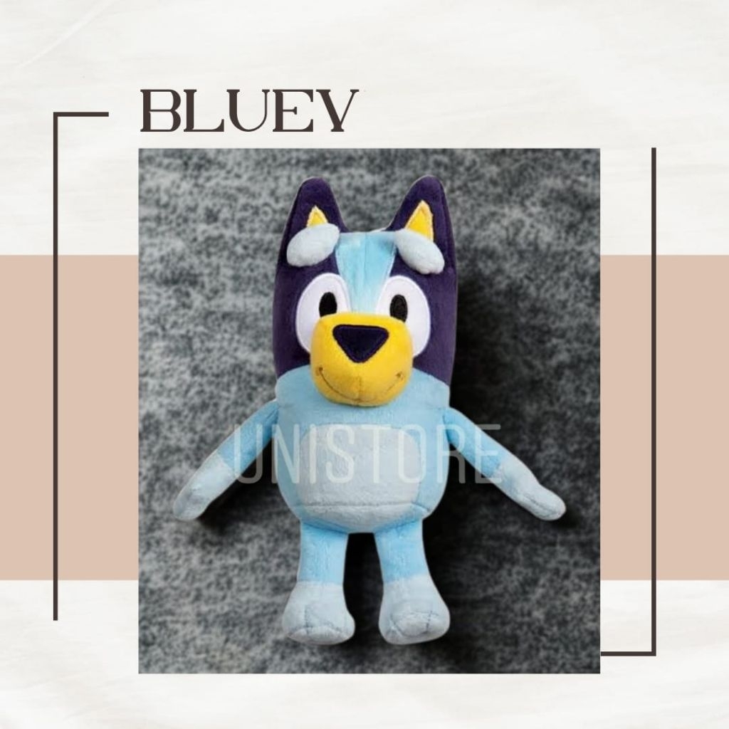 Bluey Plush Doll Original | Boneka Bluey Single Size |