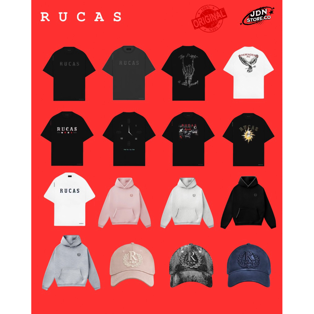 100% Original Rucas Official Store Hoodie, Tshirt, Cap.