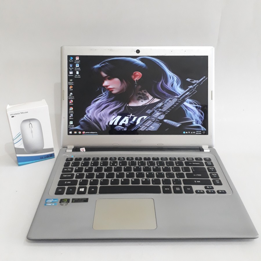 LAPTOP SLIM RAM 16GB SSD 256GB ACER CORE I5 DUAL VGA NVDIA GEFORCE