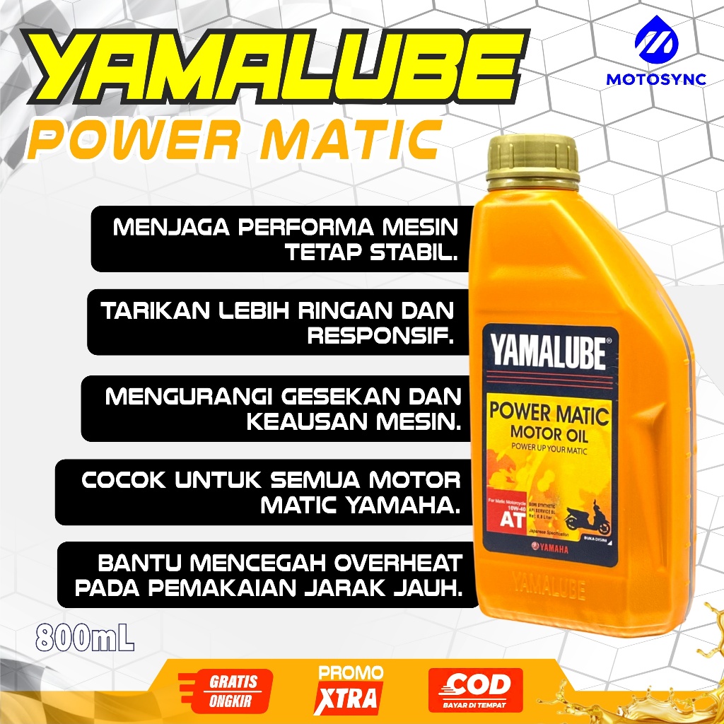 PAKET USAHA Oli Yamalube 4T Power Matic 0,8L