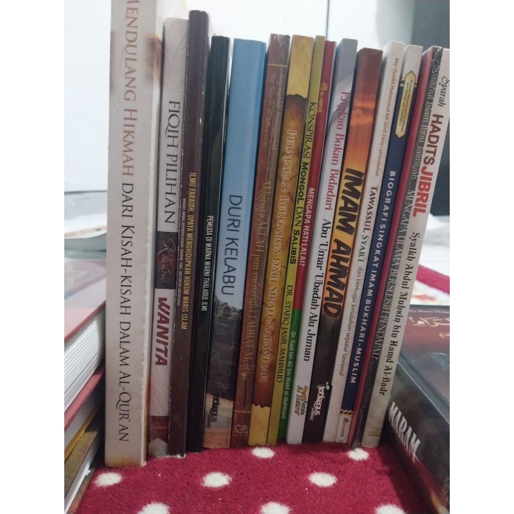 [preloved] buku buku bacaan muslim  islami sunnah salafi kondisi like new