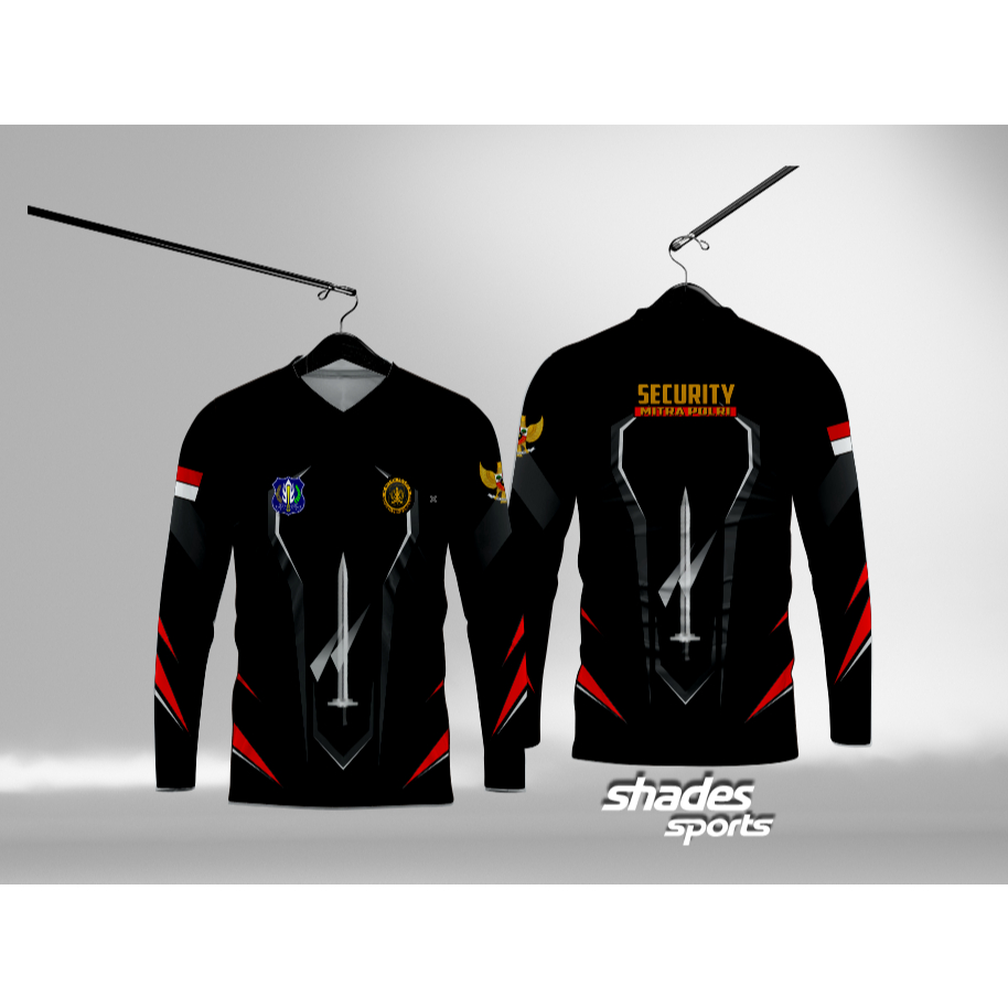 JERSEY SECURITY HITAM, SERAGAM SATPAM HITAM TERBARU /JERSEY KAOS SECURITY HITAM /SERAGAM SATPAM HITA