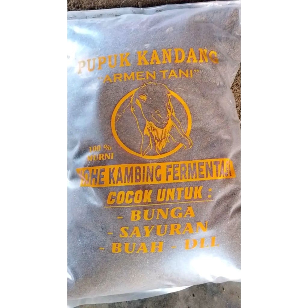 pupuk kompos kohe kambing fermentasi