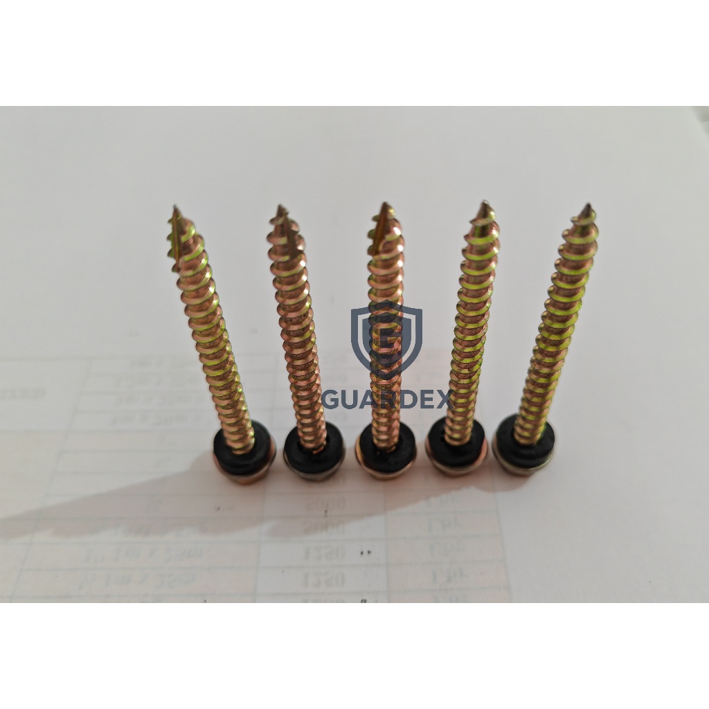 50pcs/100pcs Drilling Kayu 12x50mm – Sekrup Bor Kayu / Self Drilling Screw