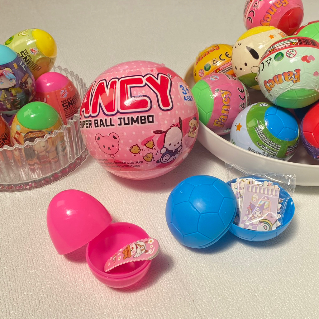 TELOR Besar / Telur Egg knocker mainan anak berhadiah isi kejutan surprise murah meriah