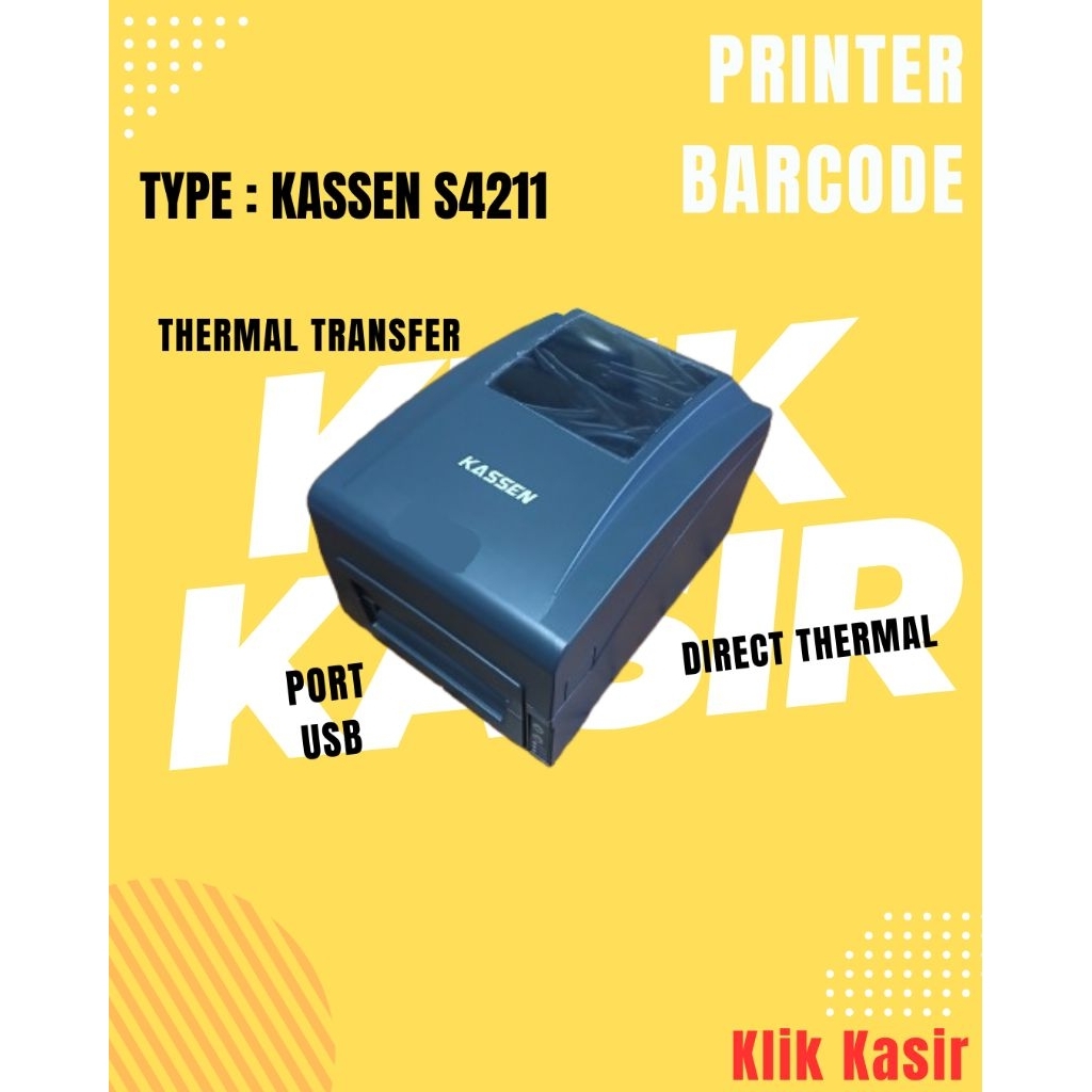 Printer Barcode S4211 Kassen / Mesin cetak Label Harga / Barcode