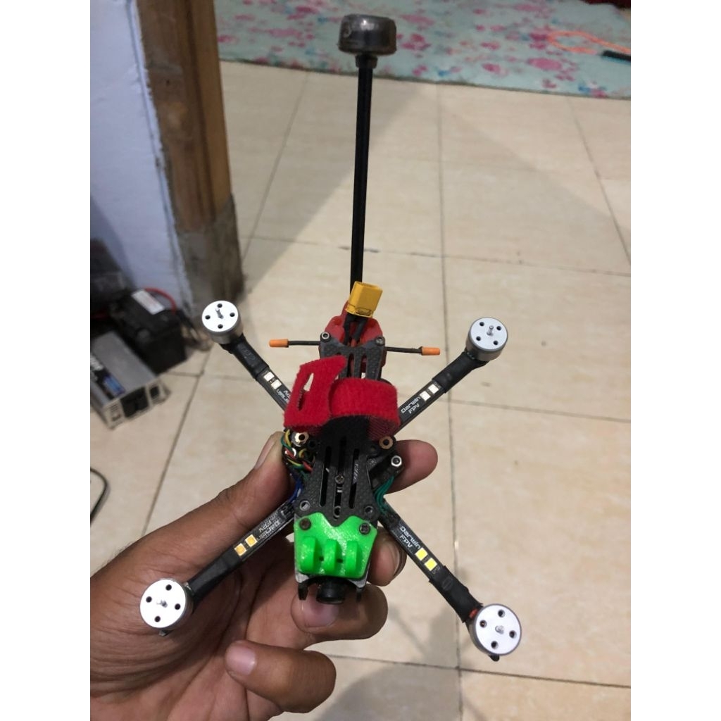 Drone fpv Darwin babyape + remote jumper T-lite+modul happymodels elrs