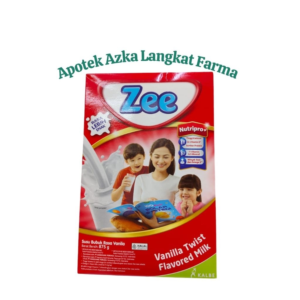 Susu Zee Rasa Vanila Twizz Flavored Milk 875 Gr