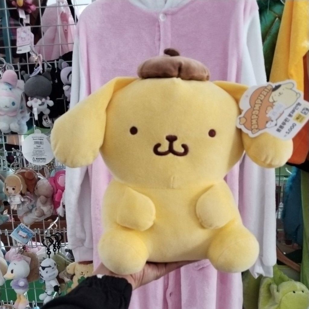 saya menjual boneka seken import pompurin harga 50k dengan harga 55k