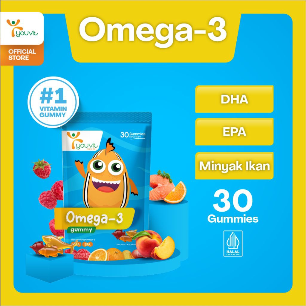 YOUvit Vitamin anak untuk Otak dan mata Termurah free Tempat makan