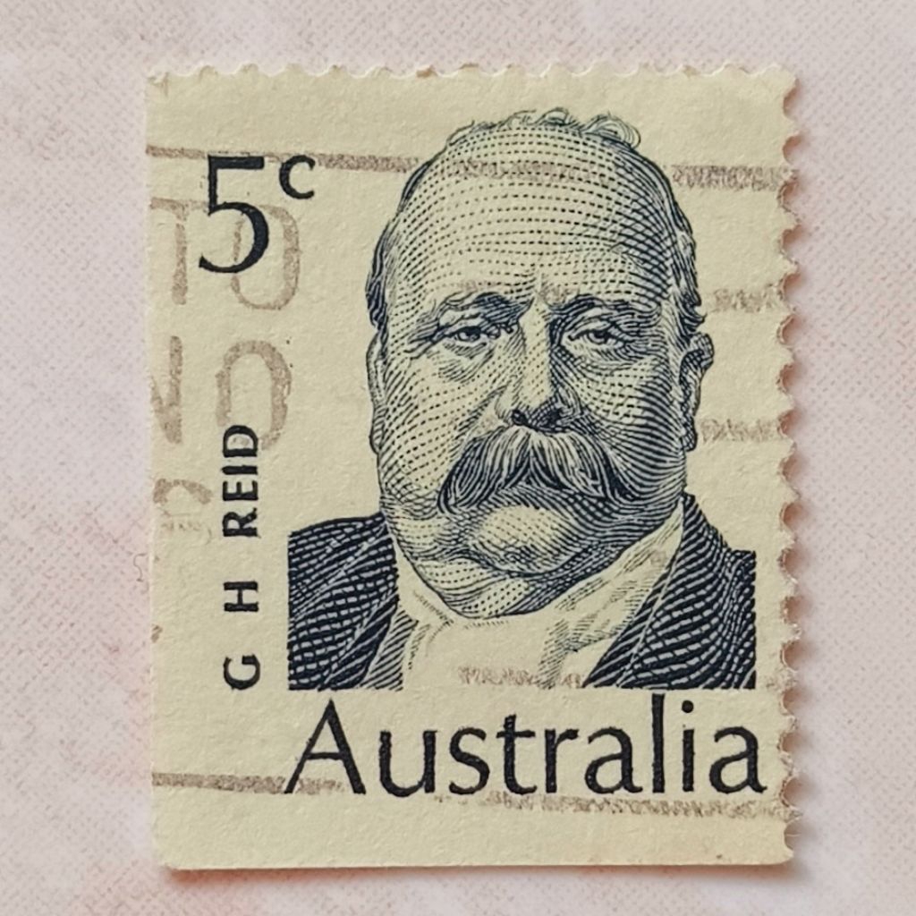 (AA) Perangko Australia 1969 Famous Australians (2nd series) - Prime Minister - G. H. Reid - I(LB) 5